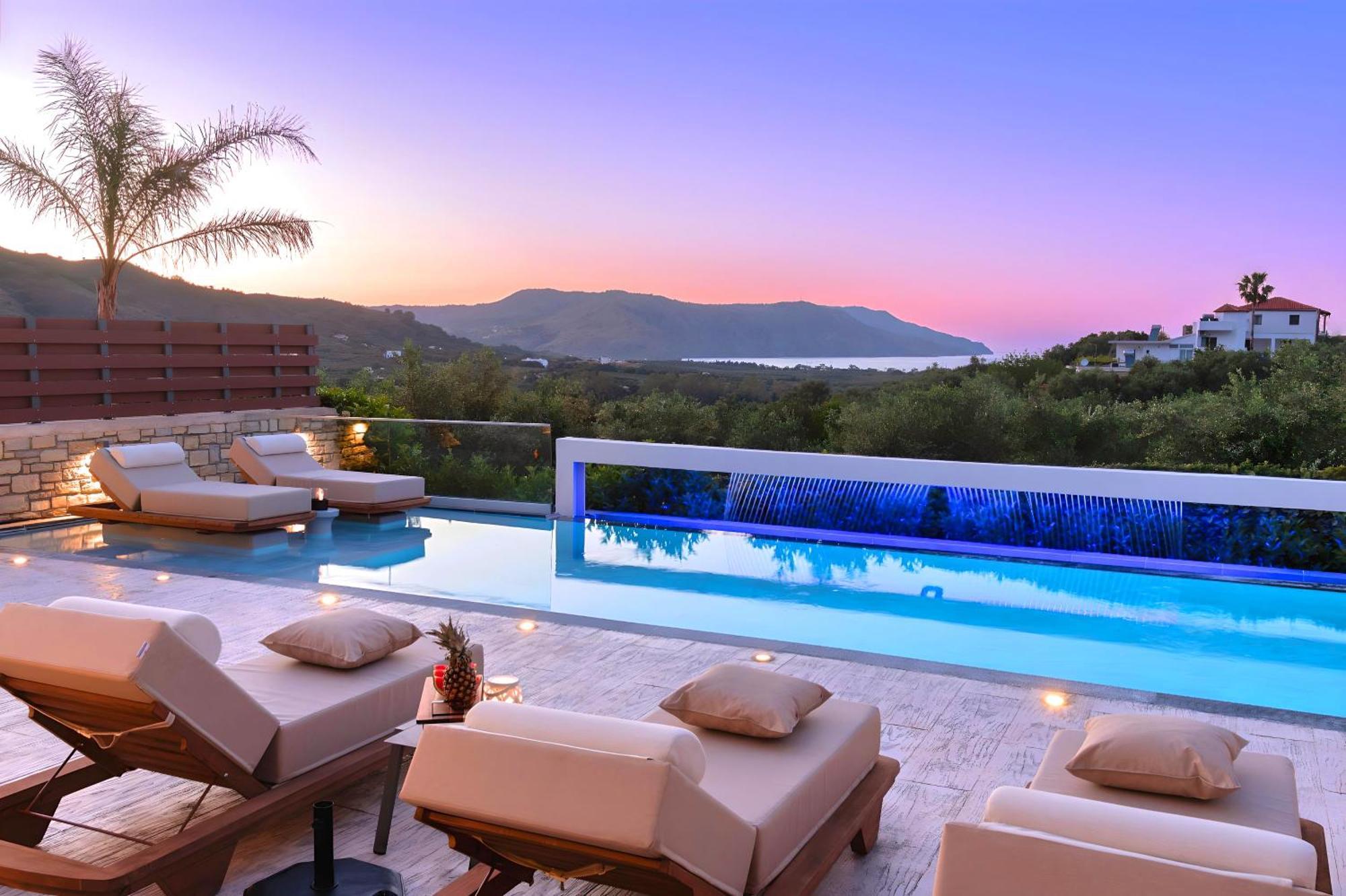 Minoas Villas Heated Pool Kournás Екстериор снимка