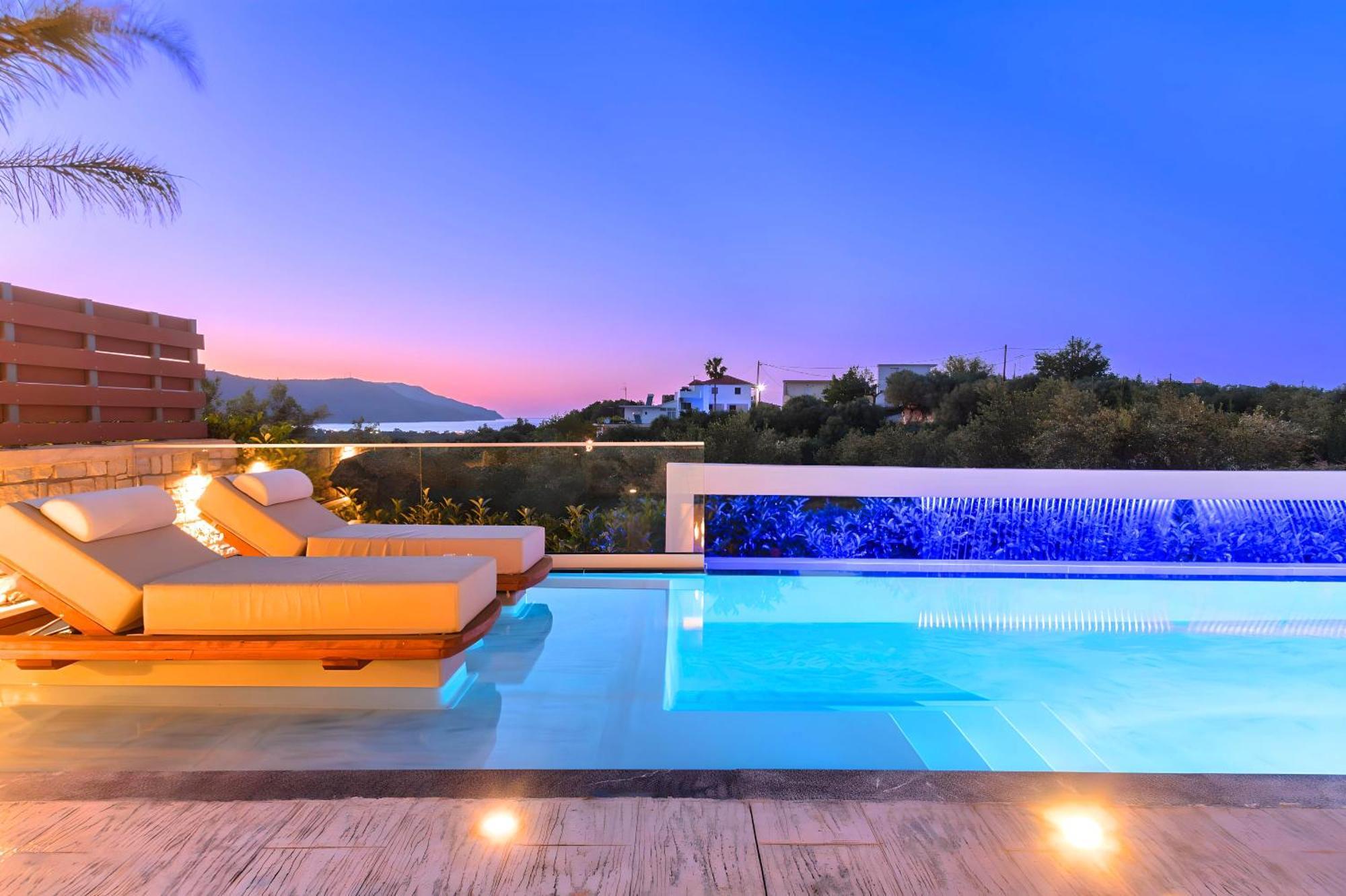 Minoas Villas Heated Pool Kournás Екстериор снимка
