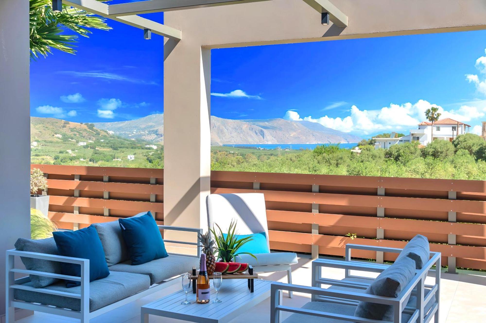 Minoas Villas Heated Pool Kournás Екстериор снимка
