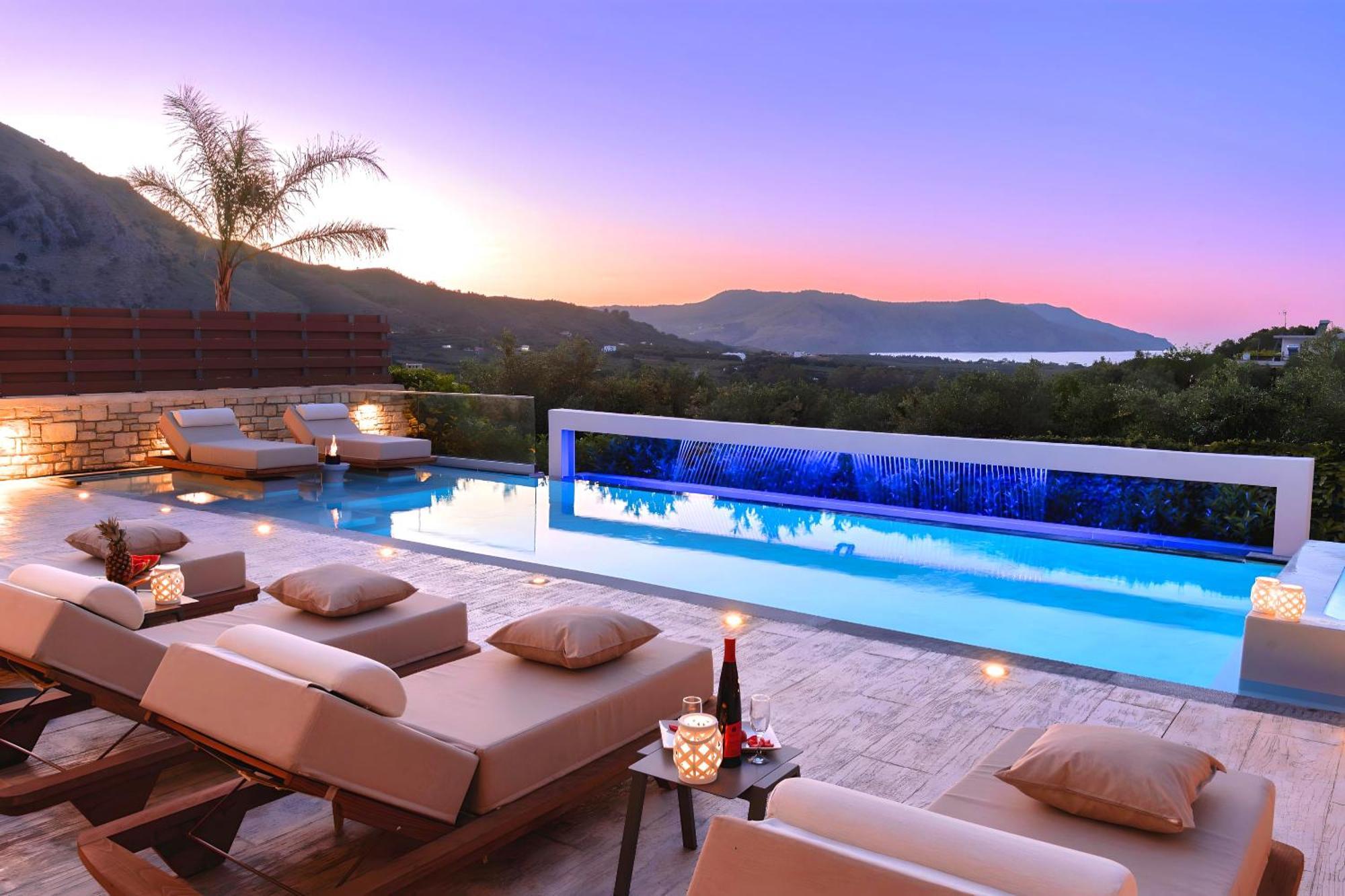 Minoas Villas Heated Pool Kournás Екстериор снимка