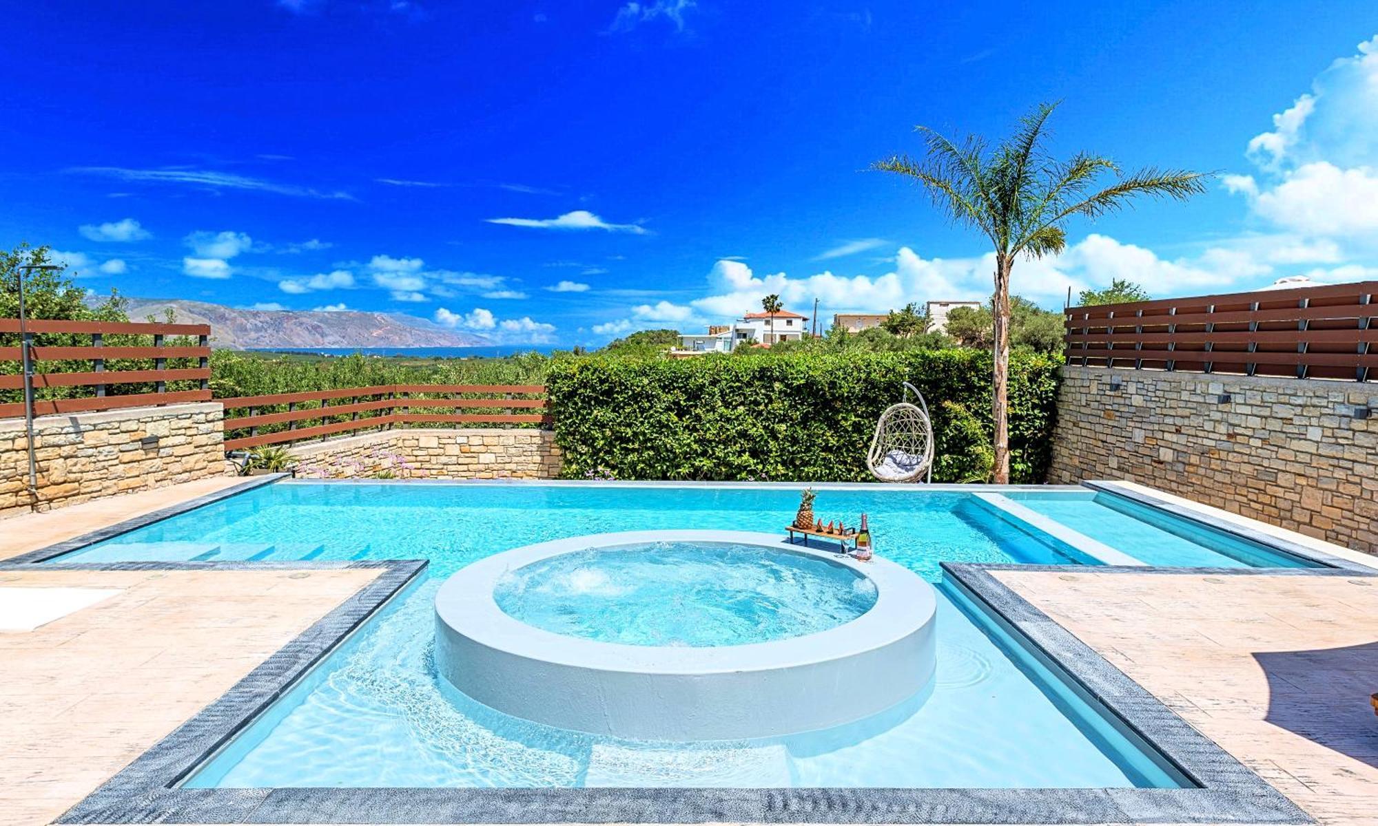 Minoas Villas Heated Pool Kournás Екстериор снимка
